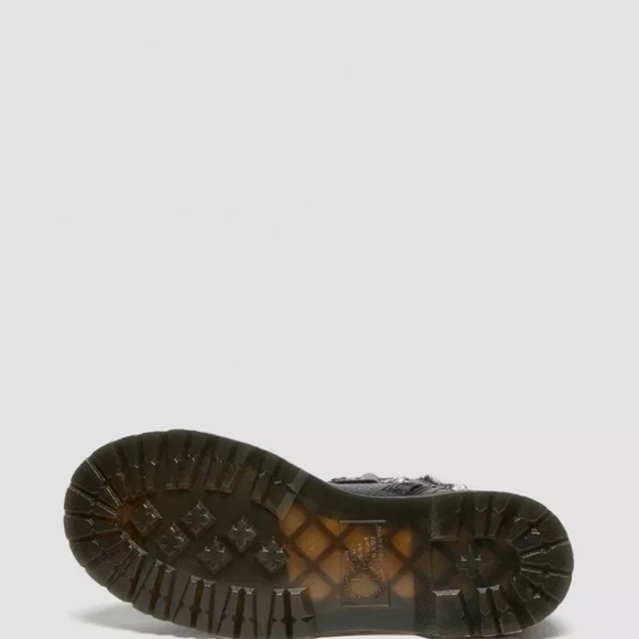 Dr. Martens Women 1460 FAUX FUR LINED LEATHER LACE UP BOOTS Black sz 8 - Picture 10 of 13